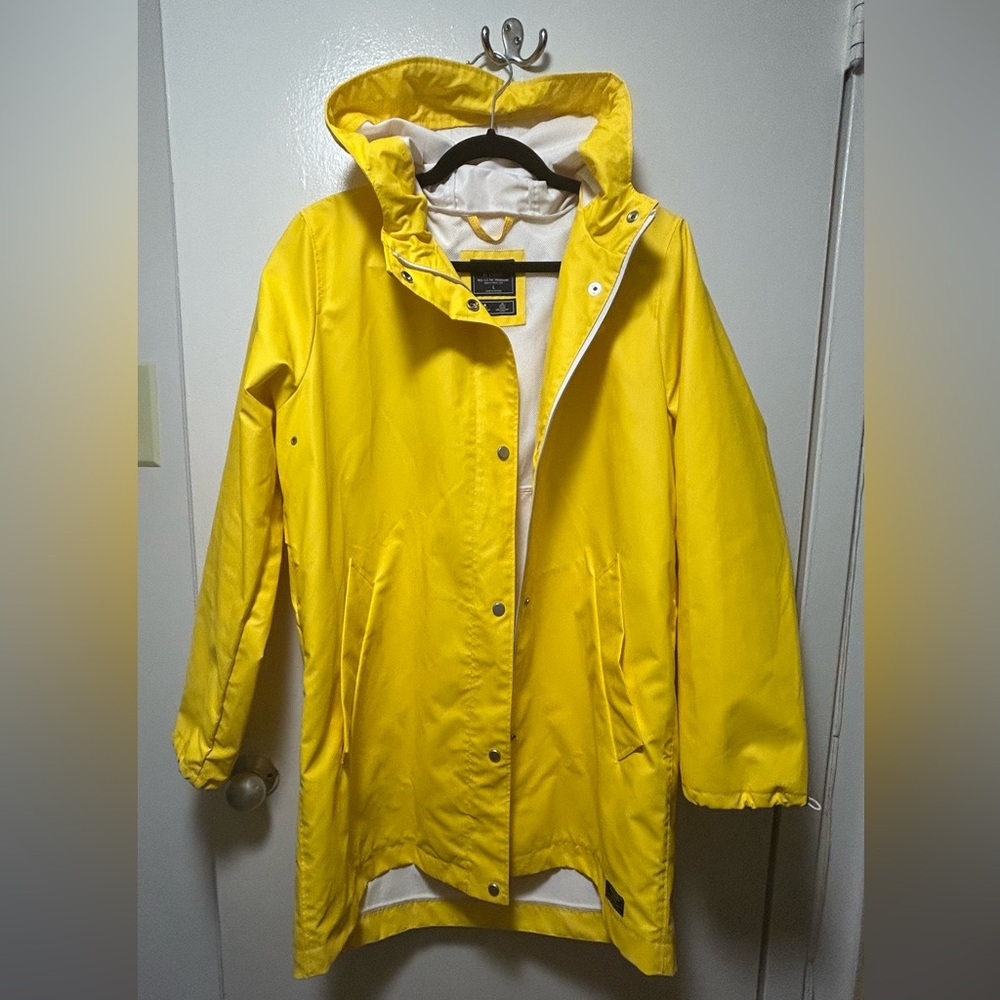 Yellow Abercrombie & Fitch Raincoat